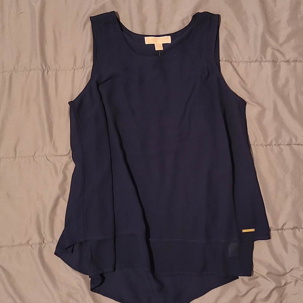 Michael Kors Women's Blouse - Navy Blue